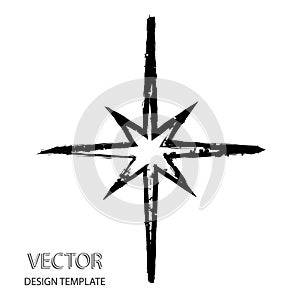 Vector Star . Retro Star . Star Background . Black Star . Star Sign . Star Symbol . Star Logo . Star Icon .