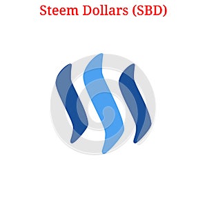 Vector Steem Dollars SBD logo