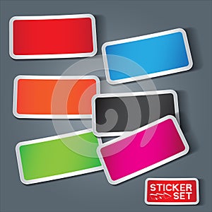 Vector Sticker Set