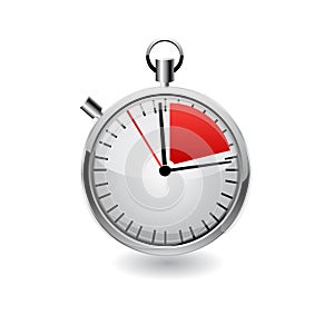 Vector stop watch, realistic illustration