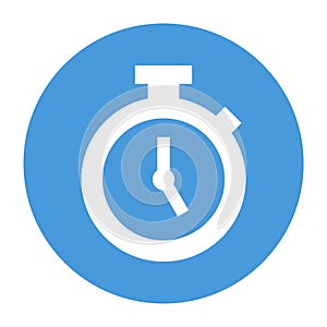 Vector Stopwatch In Circle Icon