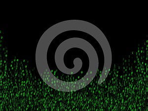 Binary code cyber monday sale background.
