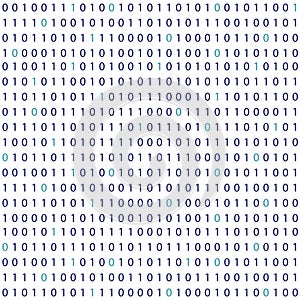 Vector streaming binary code background