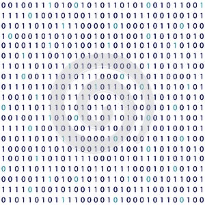 Vector streaming binary code background