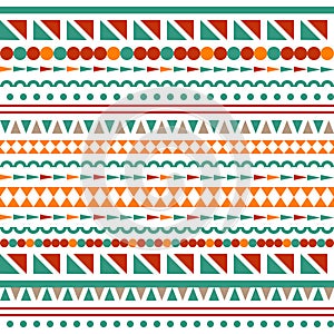 Vector stripes seamless pattern