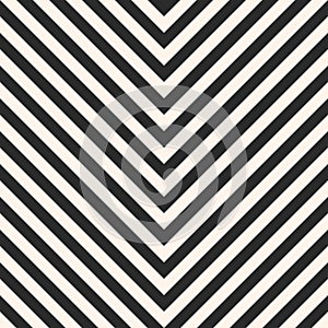 Vector stripes seamless pattern. Black and white diagonal lines.