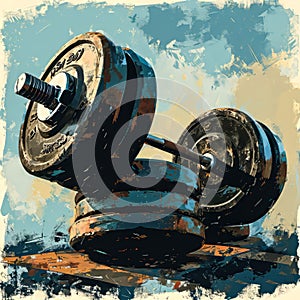 Vector Style Barbells