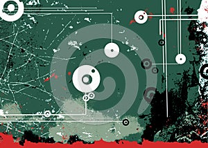 Vector style grunge illustration