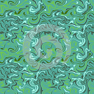 Vector stylization of mint green marble paper, seamless pattern. Texture for web, print, wallpaper, summer spring