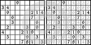 Vector Sudoku game