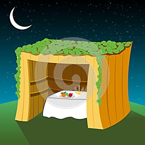 Vector sukkot hut