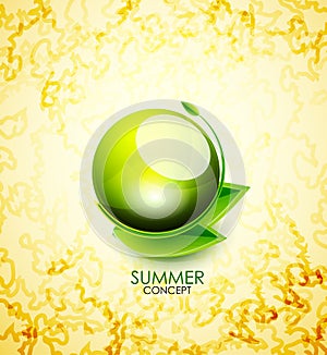 Vector summer concept