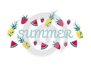 Vector summer illustration