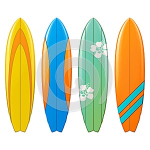 Vector Surfboard Icons