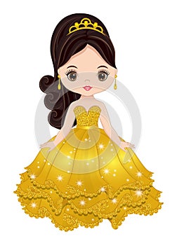 Vector Sweet 16, Quinceanera Birthday Party Girl