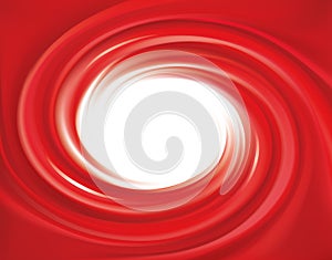 Vector swirling red backdrop. Juice of red fruits