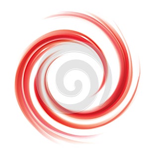 Vector swirling red backdrop. Juice of red fruits