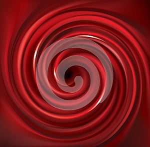 Vector swirling red backdrop. Juice of red fruits