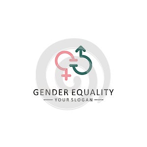 Vector symbol of gender equality