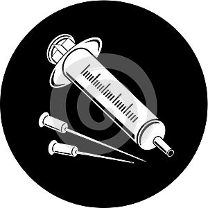 Vector syringe icon