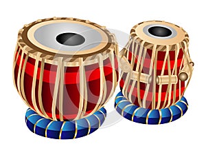 Vector Tabla Drums