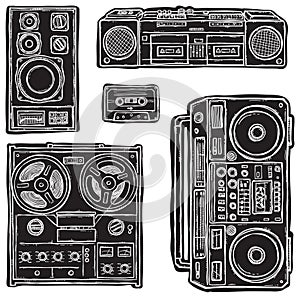 vector tape recorders.