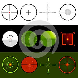 Vector Target Crosshairs