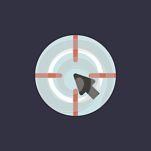 Vector of target icon illustration