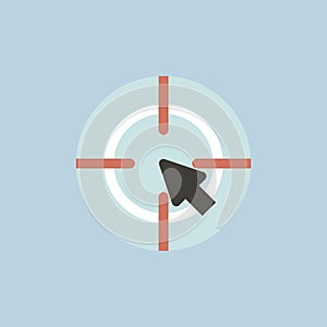 Vector of target icon illustration