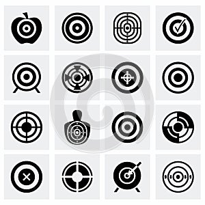 Vector Target icon set