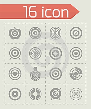 Vector Target icon set