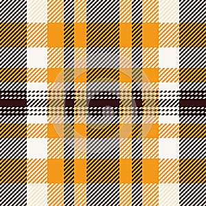 Vector tartan fabric of plaid pattern textile with a check seamless texture background
