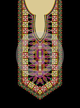 Vector tatreez ornament, traditional Palestinian embroidery pattern