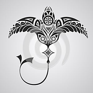 Vector tattoo numbfish