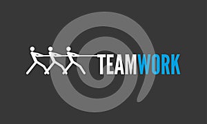 Vector teamwork graphics for infographics