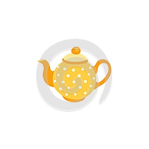 Vector teapot isolated