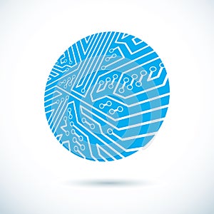 Vector technology cpu design with circular microprocessor scheme