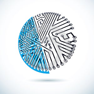 Vector technology cpu design with circular microprocessor scheme