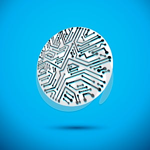 Vector technology cpu design with circular microprocessor scheme