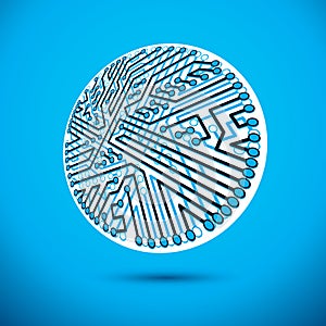 Vector technology cpu design with circular microprocessor scheme