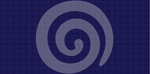 Vector Technology Futuristic Seamless Pattern, Dark Blue Background.