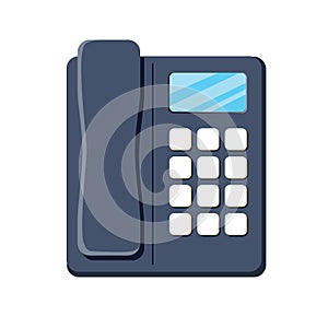 Vector telephone icon. Phone icon in trendy flat style isolated