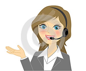 Vector telephone operator