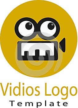 Vector vidio and template logo photo