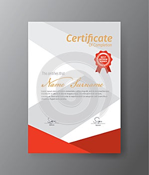 Vector template for certificate,modern diploma