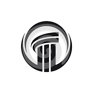 Vector Templates Icon Column Pillar Building, Inspiration Logo Design Law Lawyer, Simple Concept