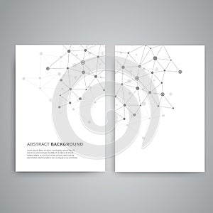 Vector templates for report cover