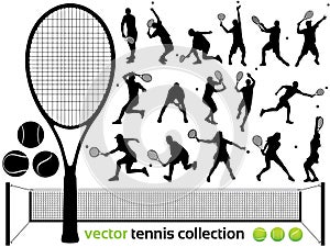 Vector tennis collection