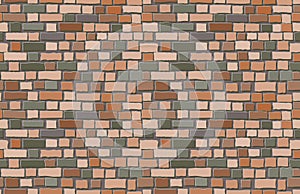 Vector old brick wall background