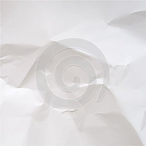 Vector texture of crumpled paper.